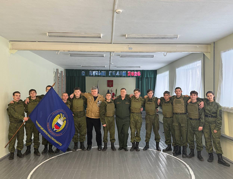 Встреча участника СВО с курсантами Военно-патриотического клуба "Витязь"
