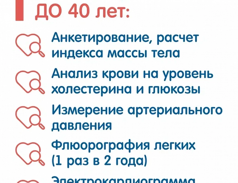 Диспансеризация взрослого населения.