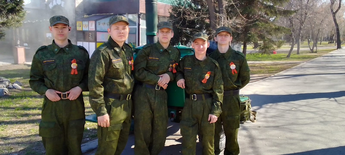 Курсанты ВПК «Витязь» приняли участие в 76-ой легкоатлетической эстафете