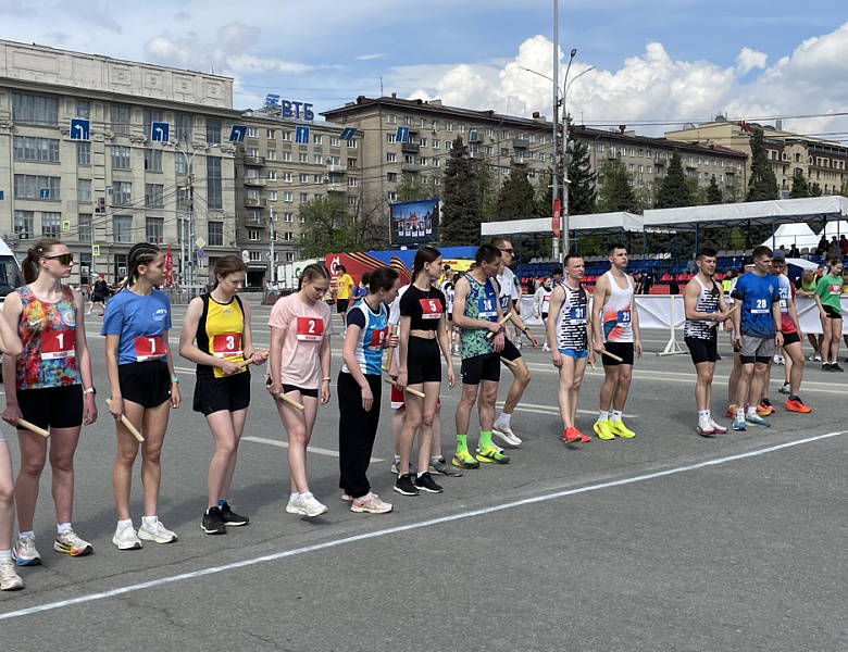 Эстафета Победы на площади Ленина!