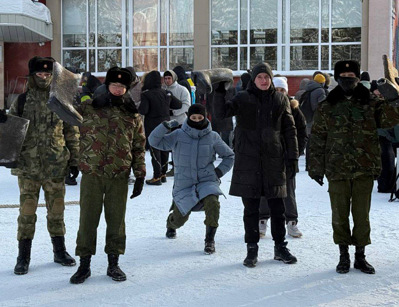 Снежные баталии и сибирские забавы: студенты НАСК отметили день студента и Татьянин день!