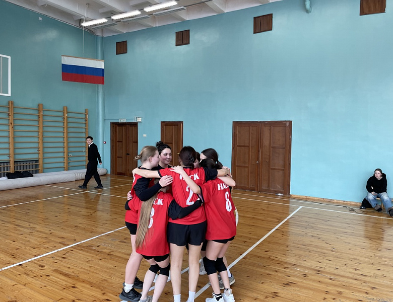 Товарищеская встреча по волейболу между командами девушек 